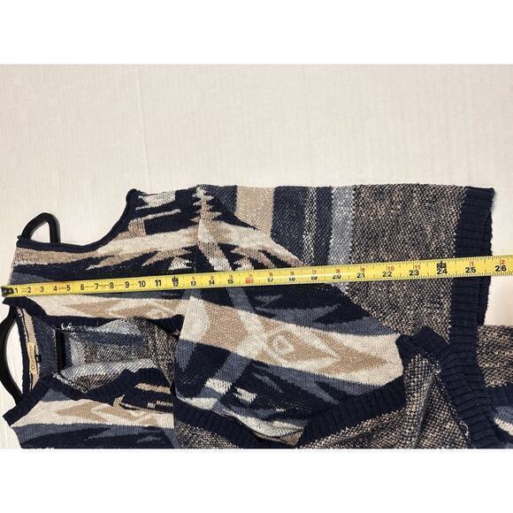 Democracy Women’s Open Cardigan Sleeveless Sweater Vest Pockets Medium Open Knit - Picture 16 of 16